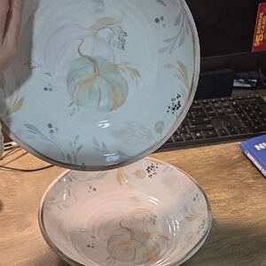 Decorative Pumpkin Ceramic Bowls